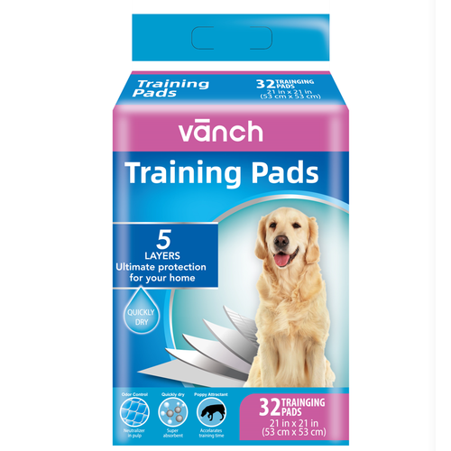 Vanch Dog Training & Potty Pads, Puppy Pads, 60*60cm, 30count
